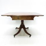 A Mahogany English Drop Leaf Table