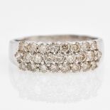A 9KWG Ladies Diamond Ring Approximately 1.00 CTW