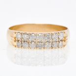 A 14KG Ladies Diamond Ring Approximately 0.50 CTW