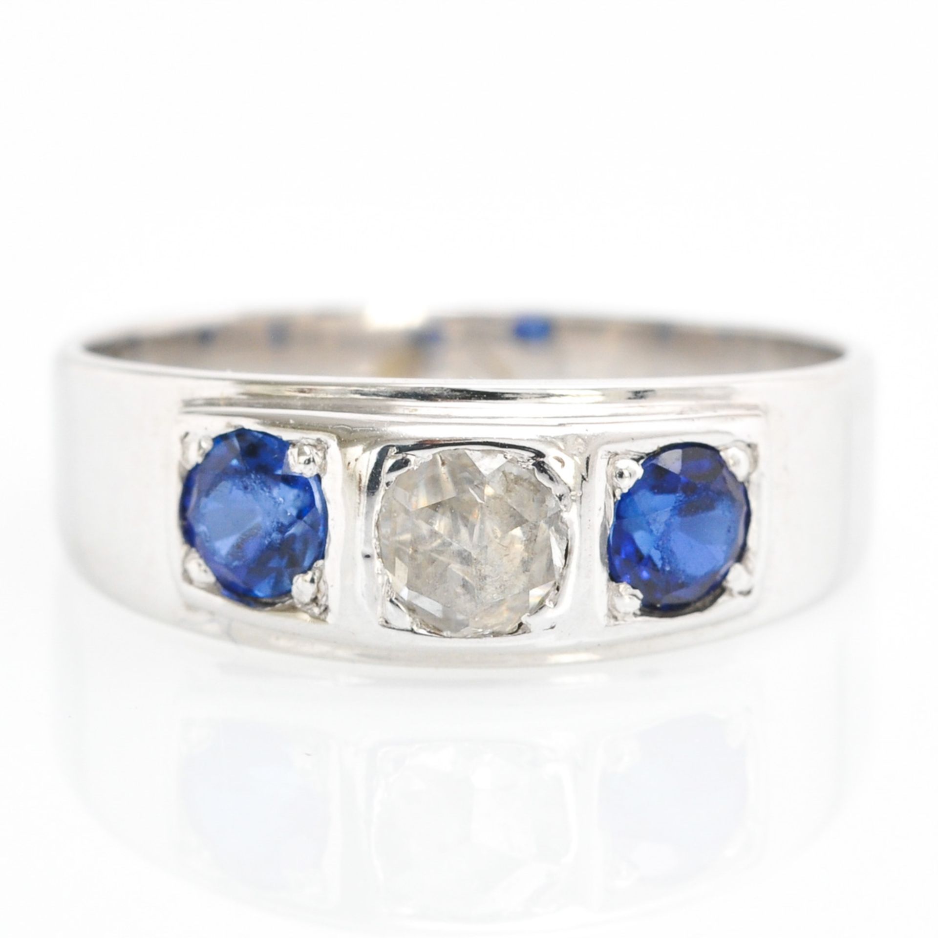 Three Ladies Diamond and Sapphire Rings - Bild 6 aus 7