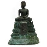 A Bronze Buddha Sculpture