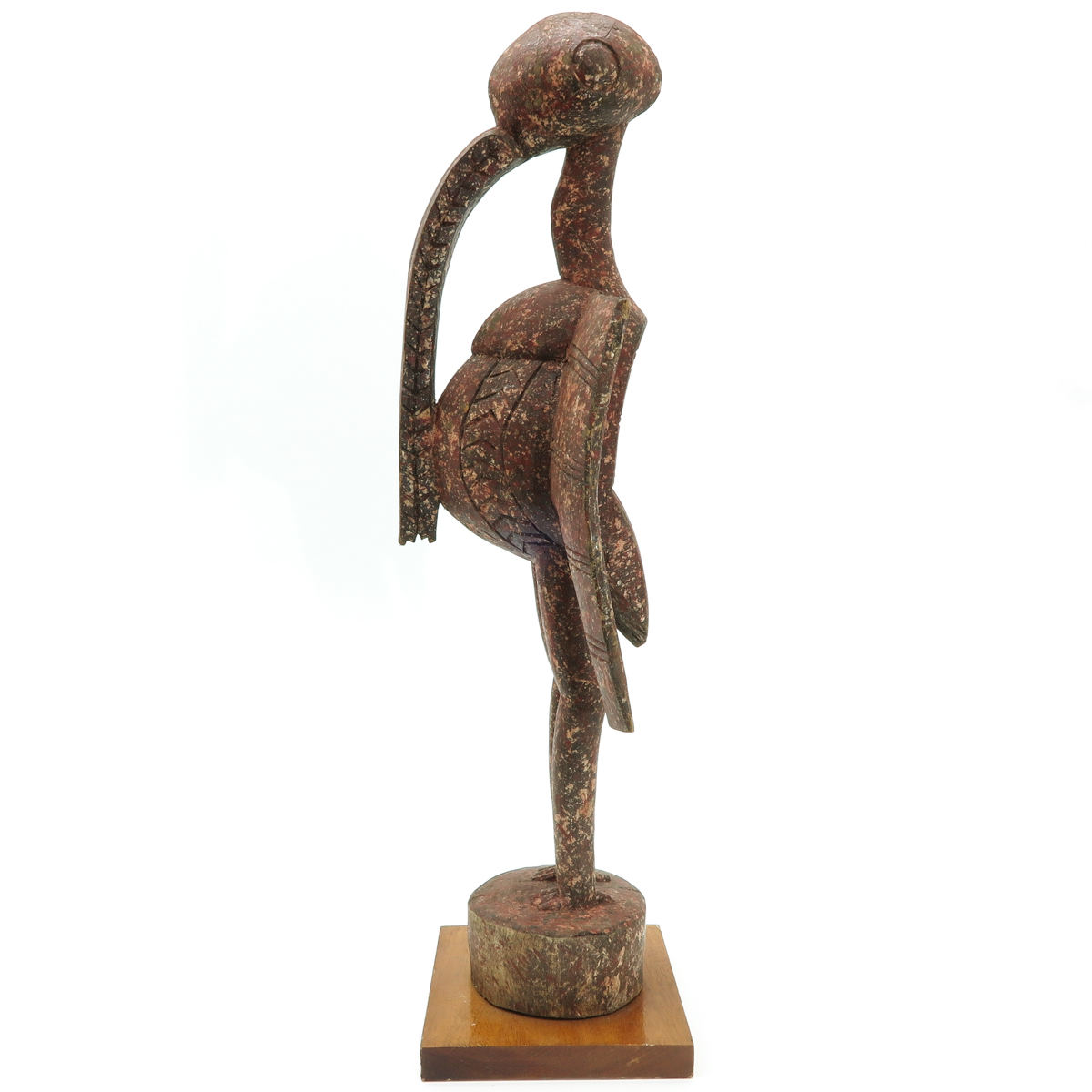 A Carved Wood Sculpture - Image 3 of 5