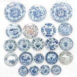 A Diverse lot of Blue and White Decor Plates