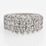 A 14KWG Ladies Diamond Ring Approximately 1.95 CTW