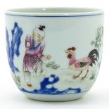 A Polychrome Decor Cup