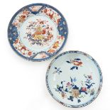 Two Polychrome Decor Plates