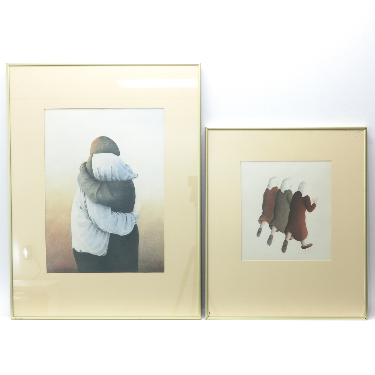 Two Lithographs Signed Michelle Lehmann