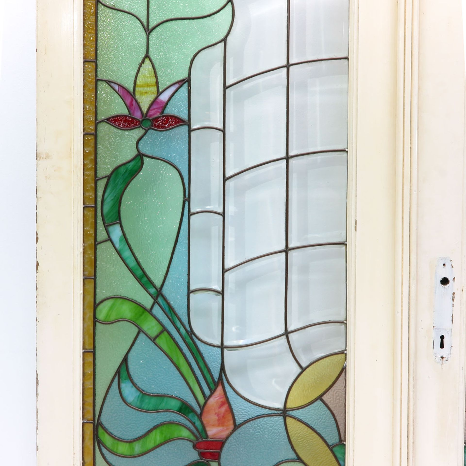 A Pair of Art Nouveau Pocket Doors - Bild 3 aus 5