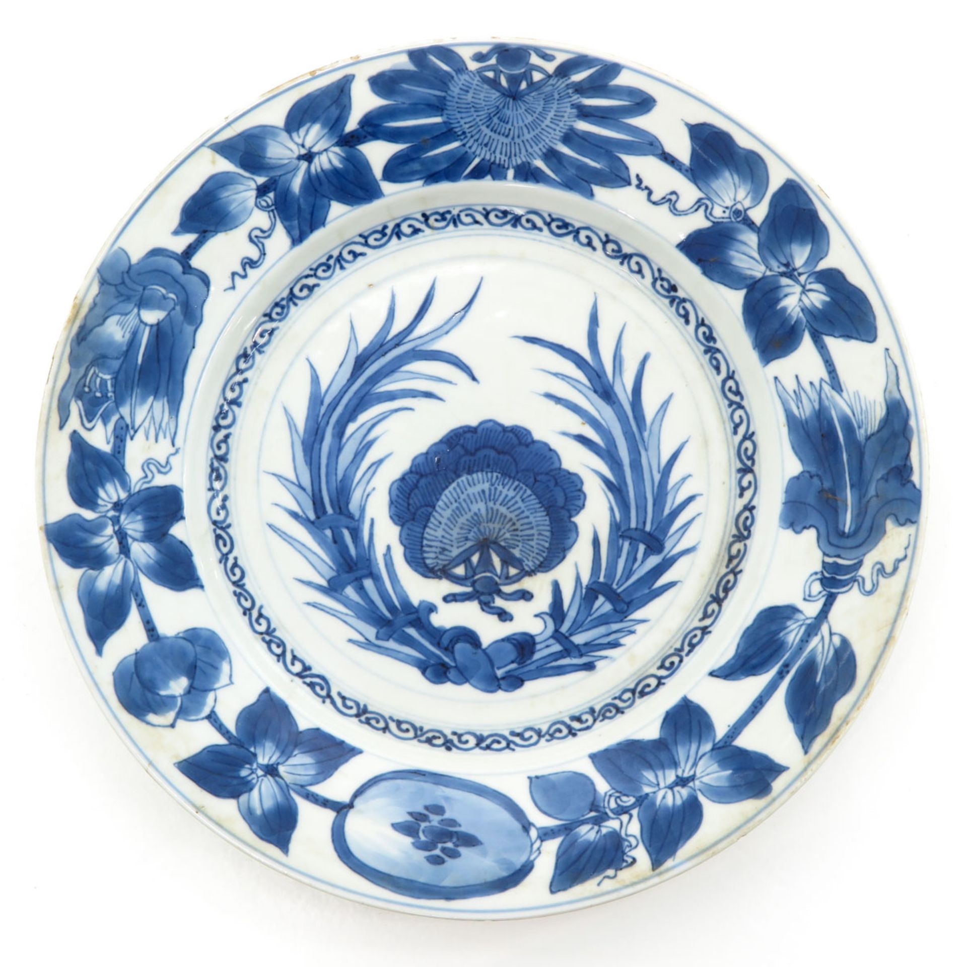A Series of Seven Blue and White Plates - Bild 4 aus 10