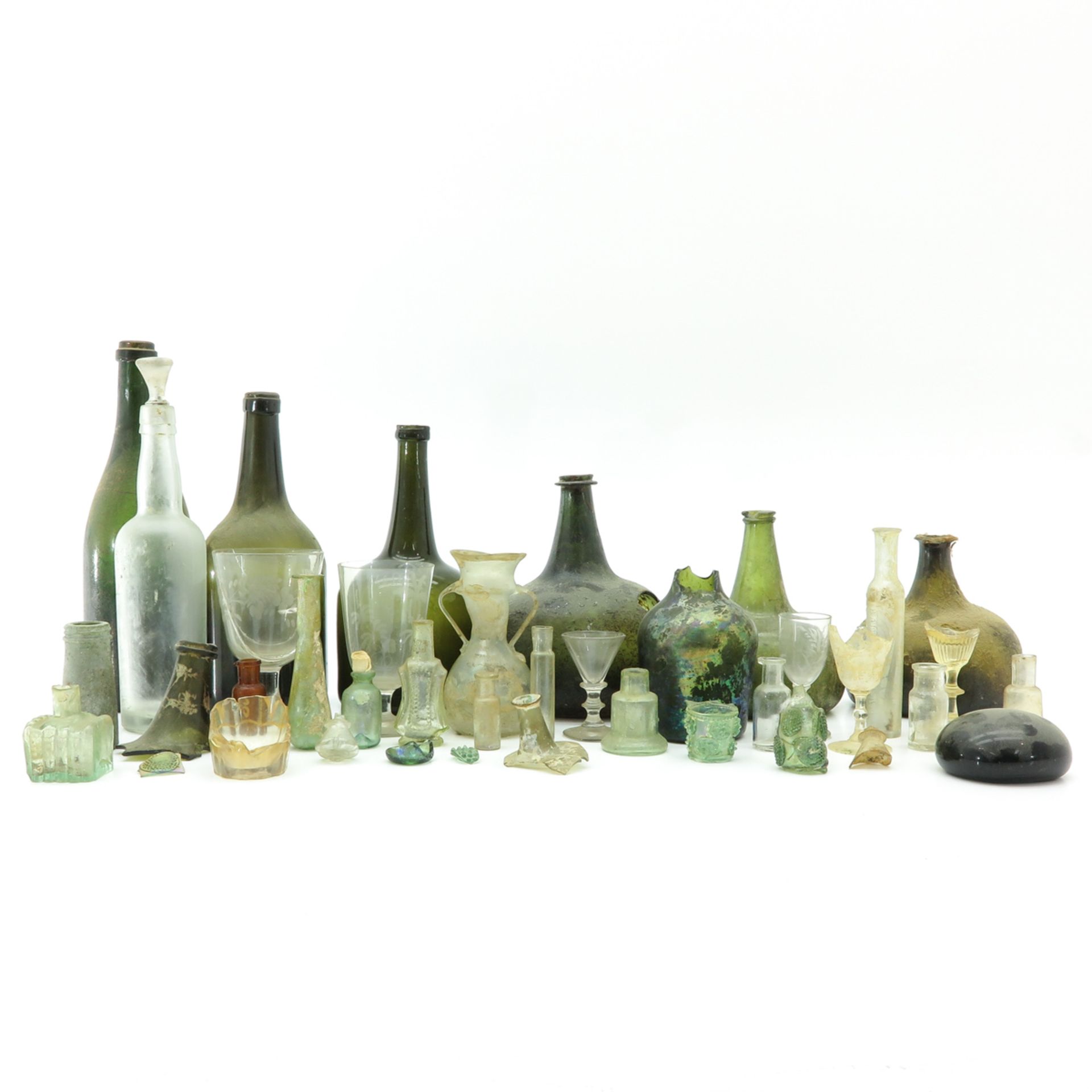 A Collection of Antique Glass