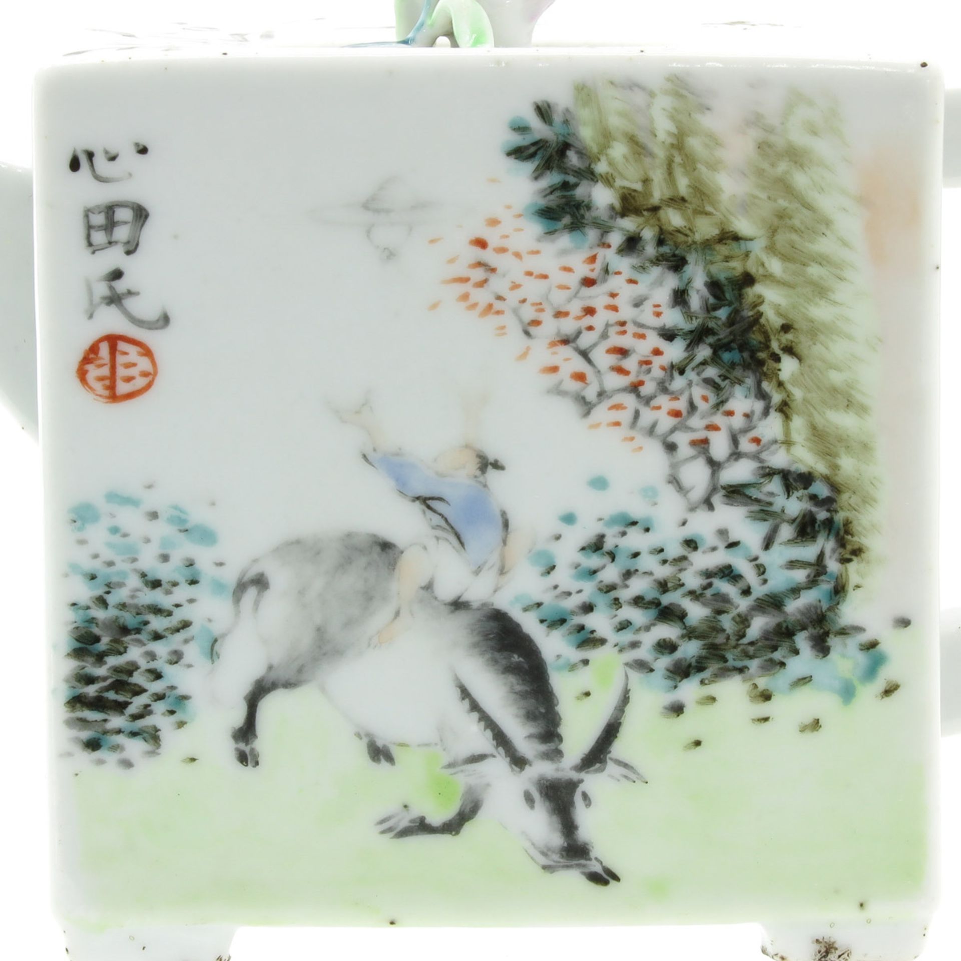 A Qianjiang Cai Decor Teapot - Bild 9 aus 9