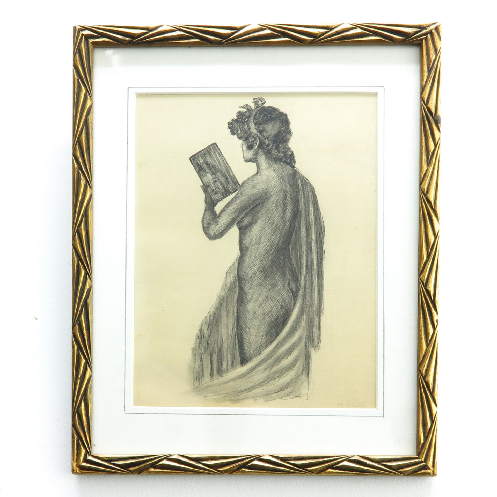 A Tekening Signed E. Bieler