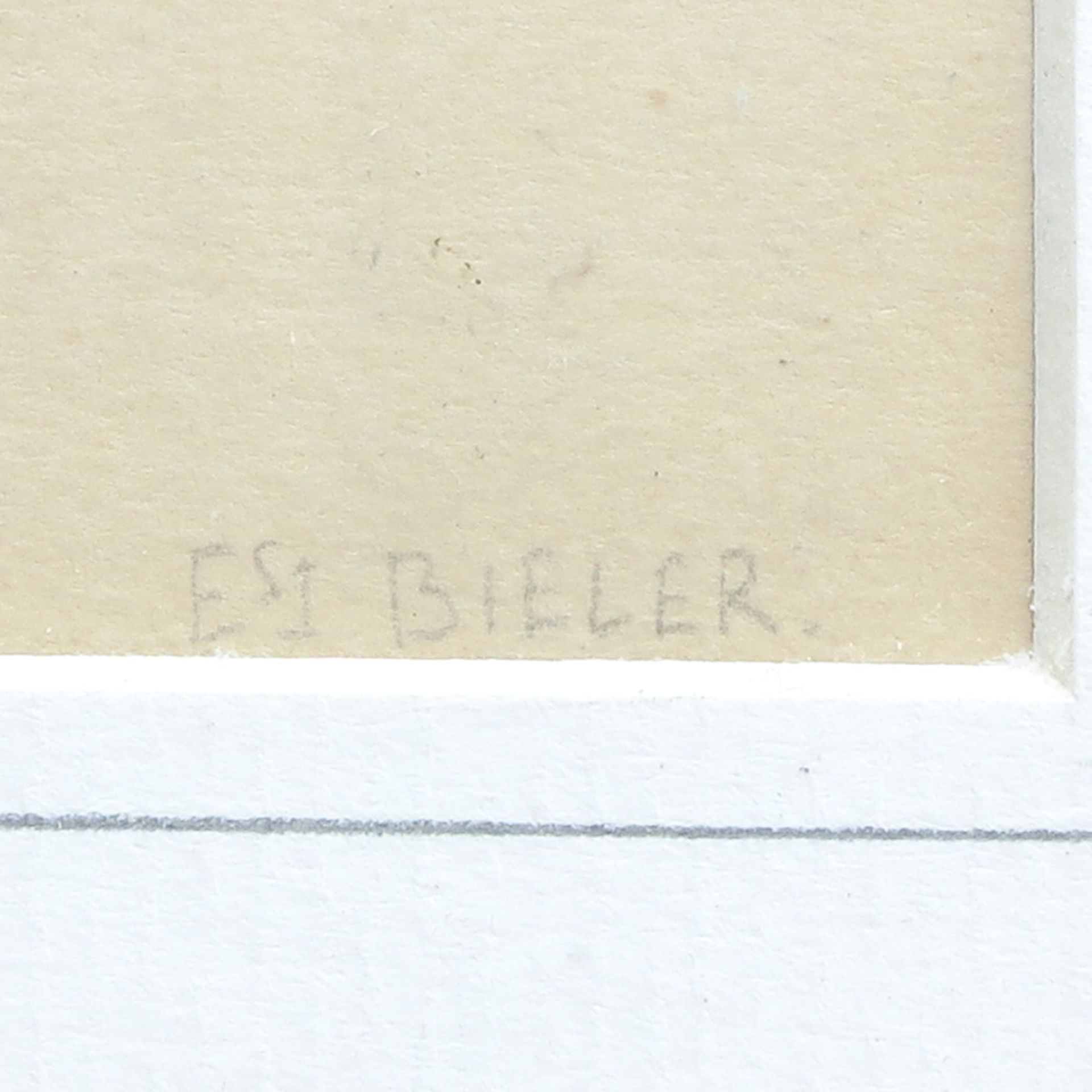 A Tekening Signed E. Bieler - Bild 2 aus 5