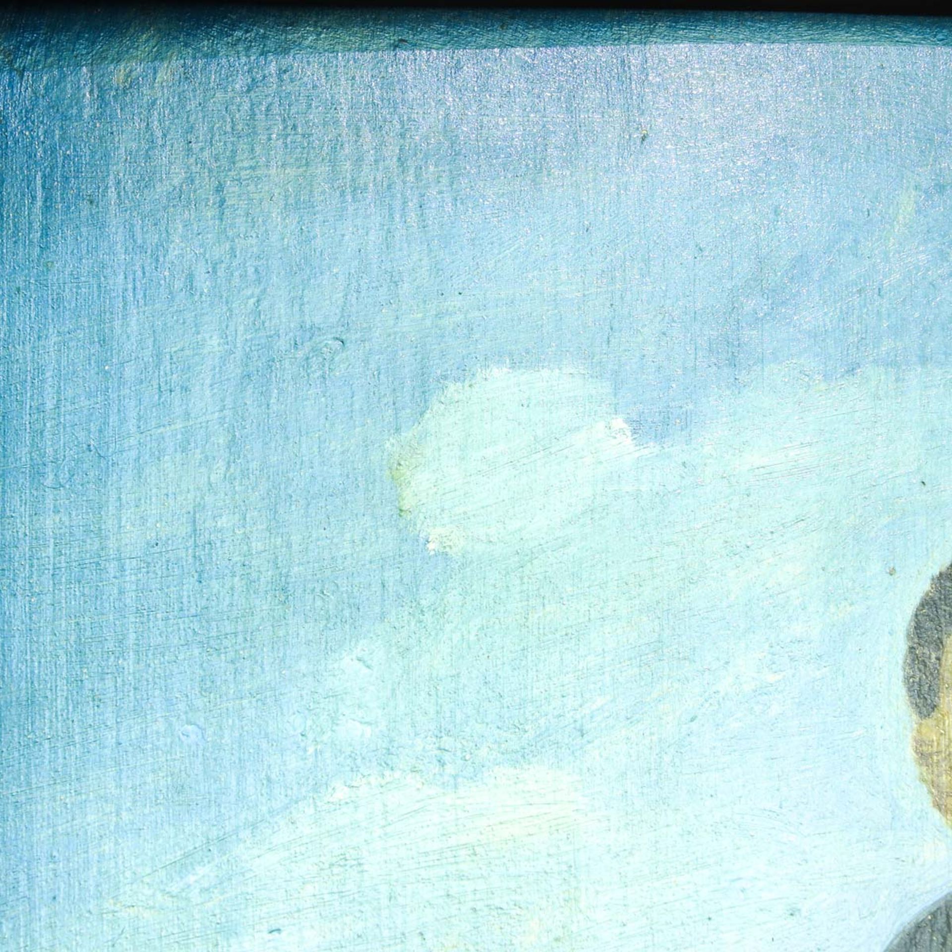 A Signed Oil on Panel Portrait Painting - Bild 3 aus 10