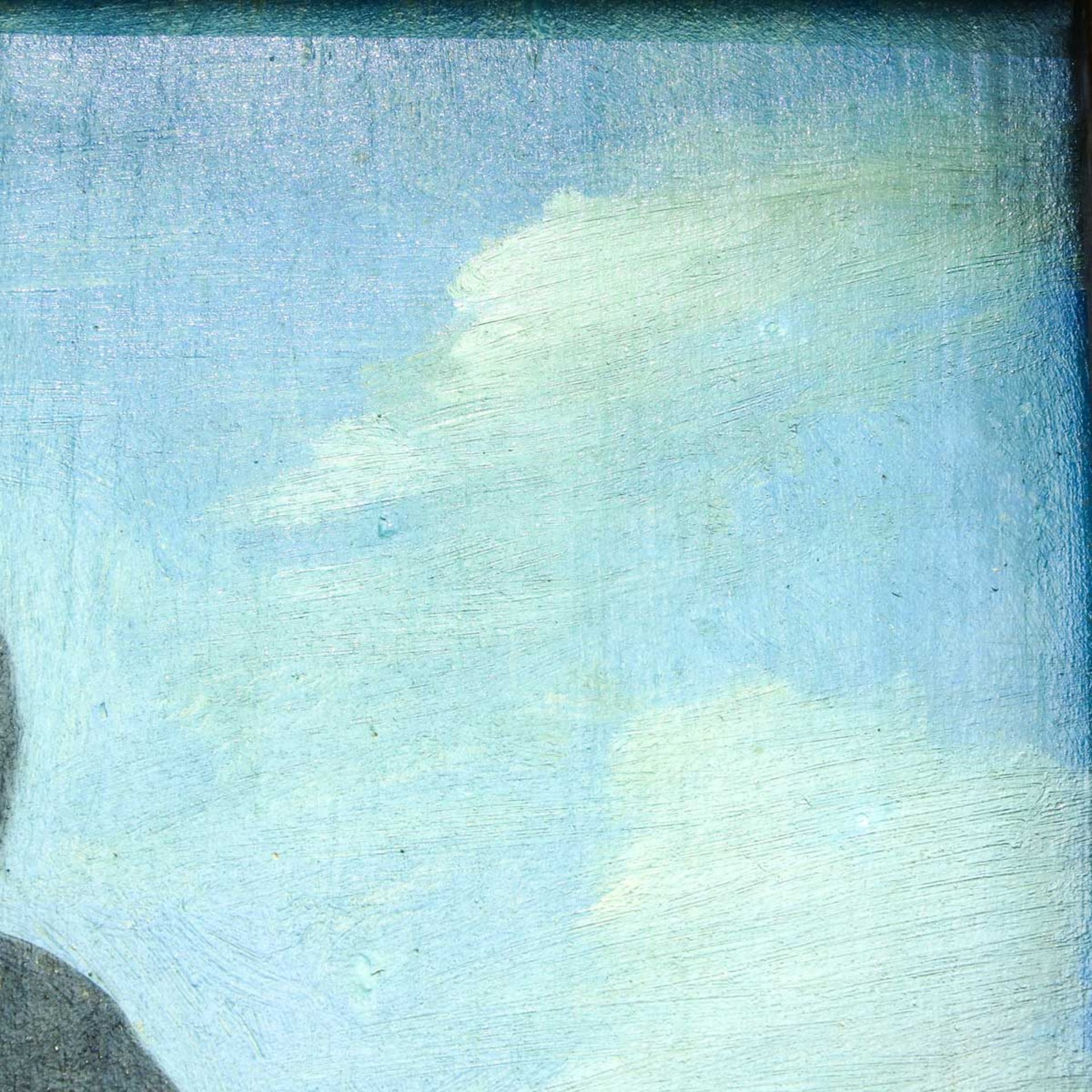 A Signed Oil on Panel Portrait Painting - Bild 4 aus 10