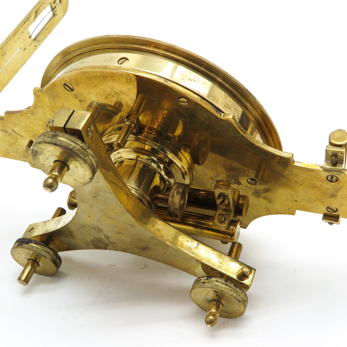 A Brass Ash and Son Sextant - Image 8 of 10