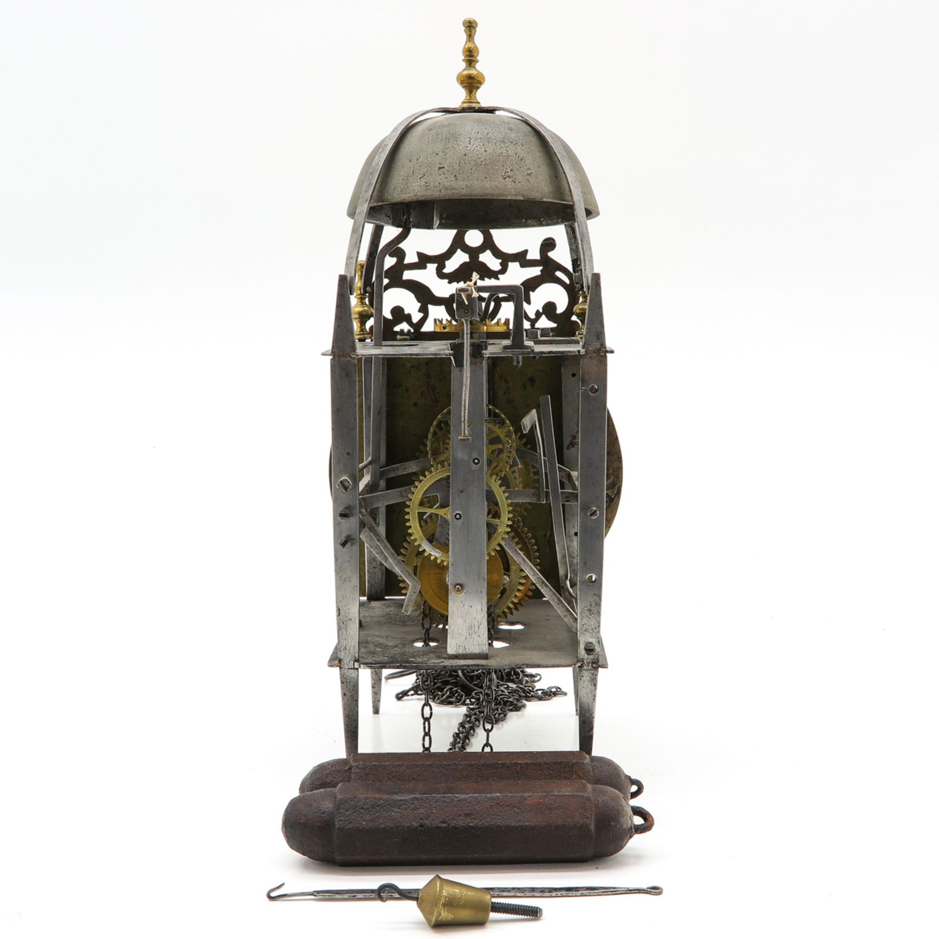 A 17th - 18th Century French Lantern Clock - Bild 3 aus 7