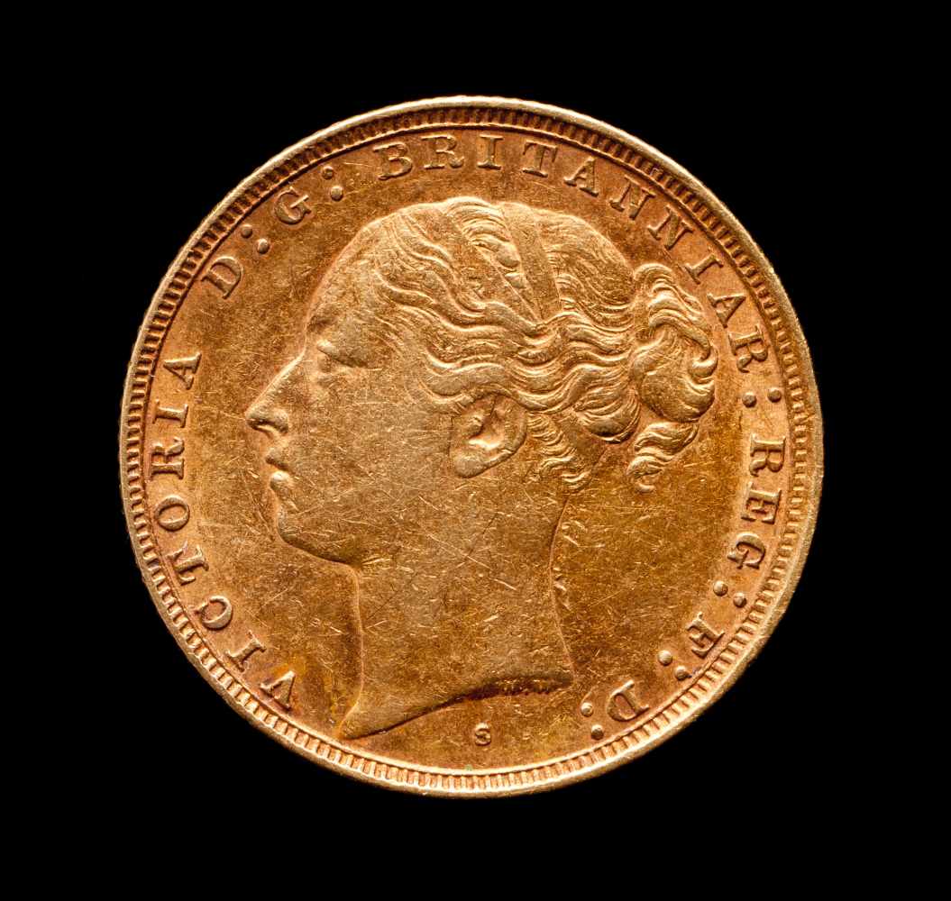 Gold sovereignVictoria, Queen of the United KingdomGold18828 g