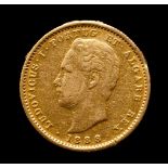 5000 reisD. Luis, King of PortugalGold18888,6 g