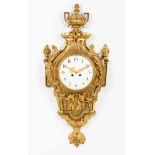 A Louis XVI style clockGilt bronzeFlower garland and other foliage scroll motifs decorationFrance,