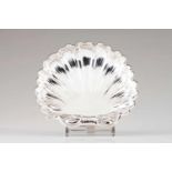 A Luiz Ferreira shellRaised silverScallop shell shaped with fine fluting and rippled rim ending in