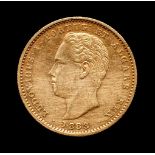 5000 reisD. Luis, King of PortugalGold18838,9 g