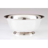 A large bowl, DAVID FERREIRAPortuguese silverRound, on round low footPorto assay mark (1938-1984),