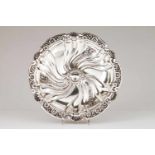 A D. José style salverPortuguese silver of the late 19th, early 20th centuryRelief, chiselled and