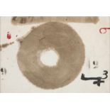 Antoni Tàpies (1923-2012)"Pi y Cifras", 1980Painting on brown paperSignedExhibitions:Studio Due