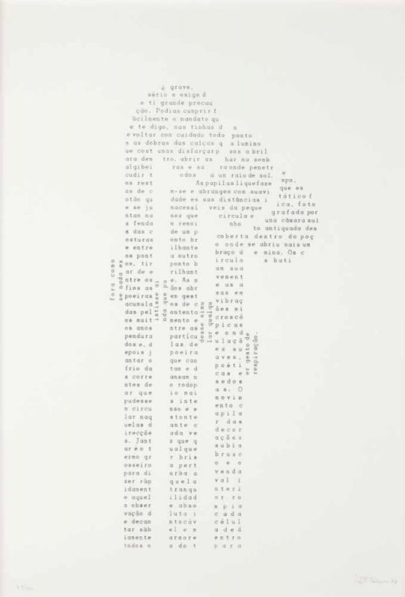 Salette Tavares (1922-1994)"Efes"Letterpress on paperSigned, dated 78 and numbered 49/100Work from