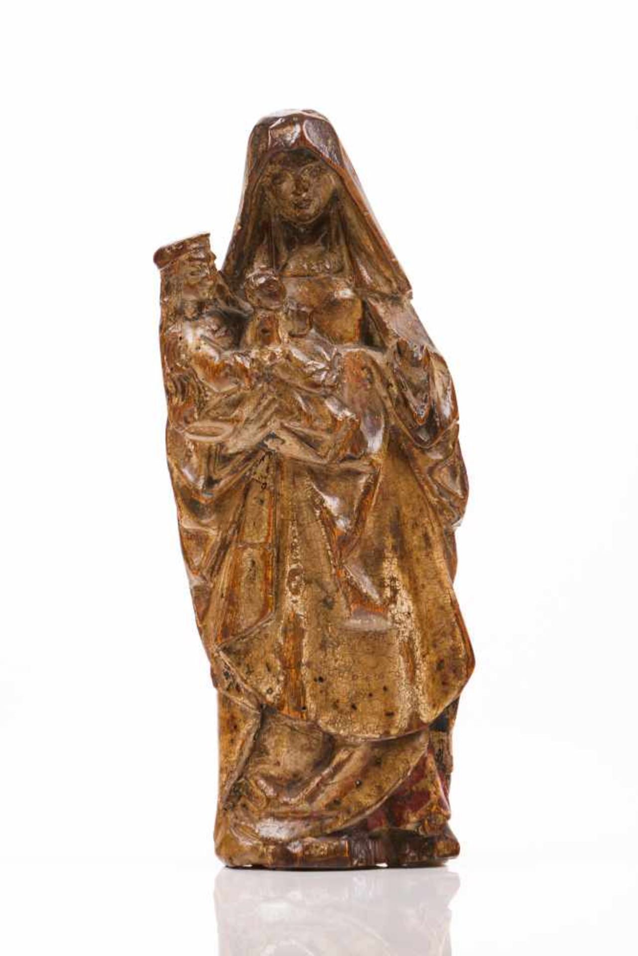 Saint Anne with Our Lady and Child JesusWood sculpture with traces of polychromyFlemish, late