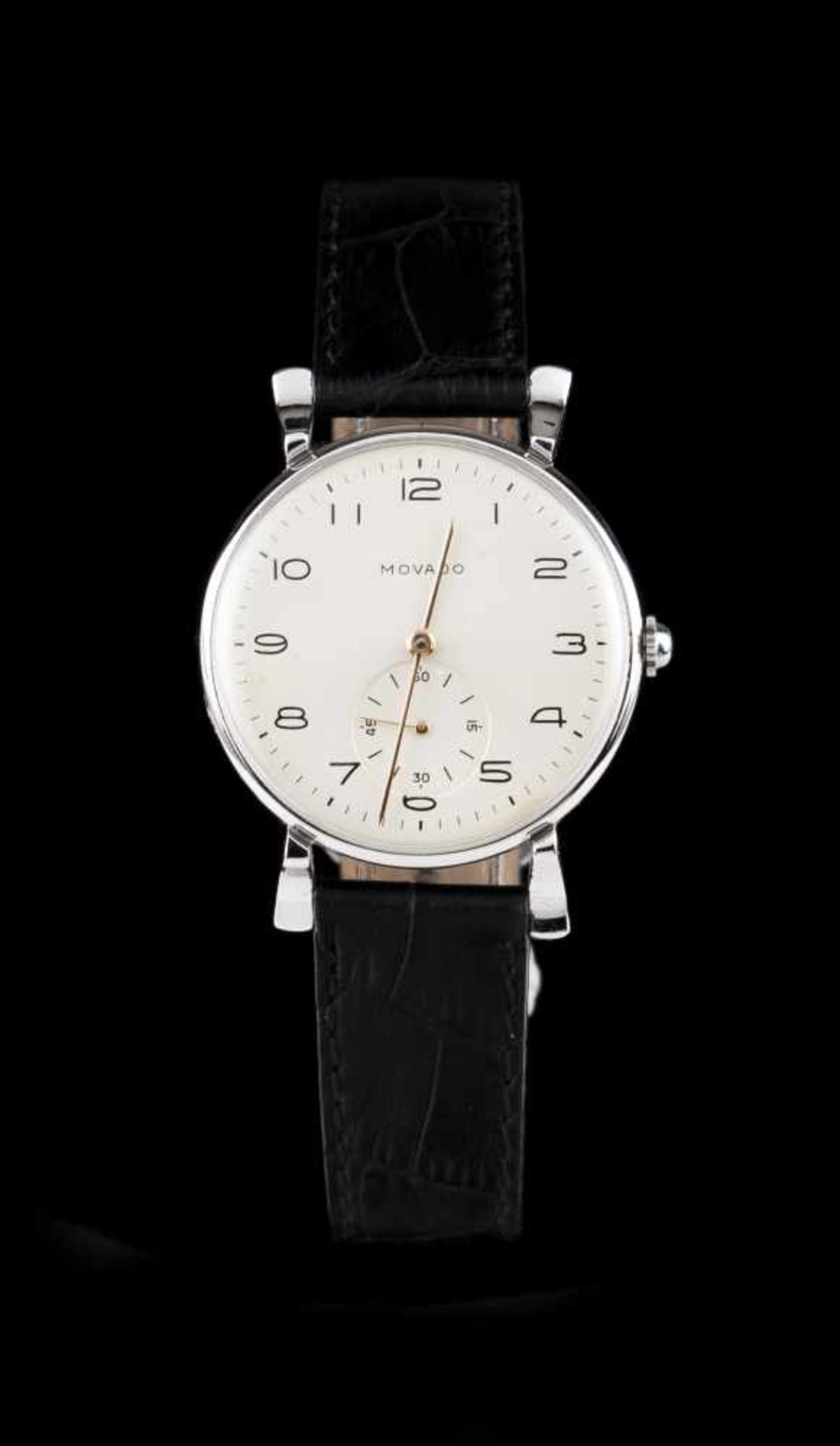 MovadoMovado watch, 1950s. Winding mechanic movement. Steel case. In very good condition, in