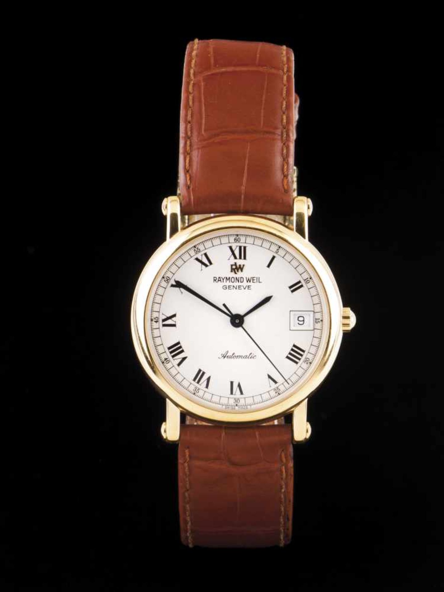 Raymond WeilRaymond Weil watch, plated 33mm case. Mechanical automatic movement with date and