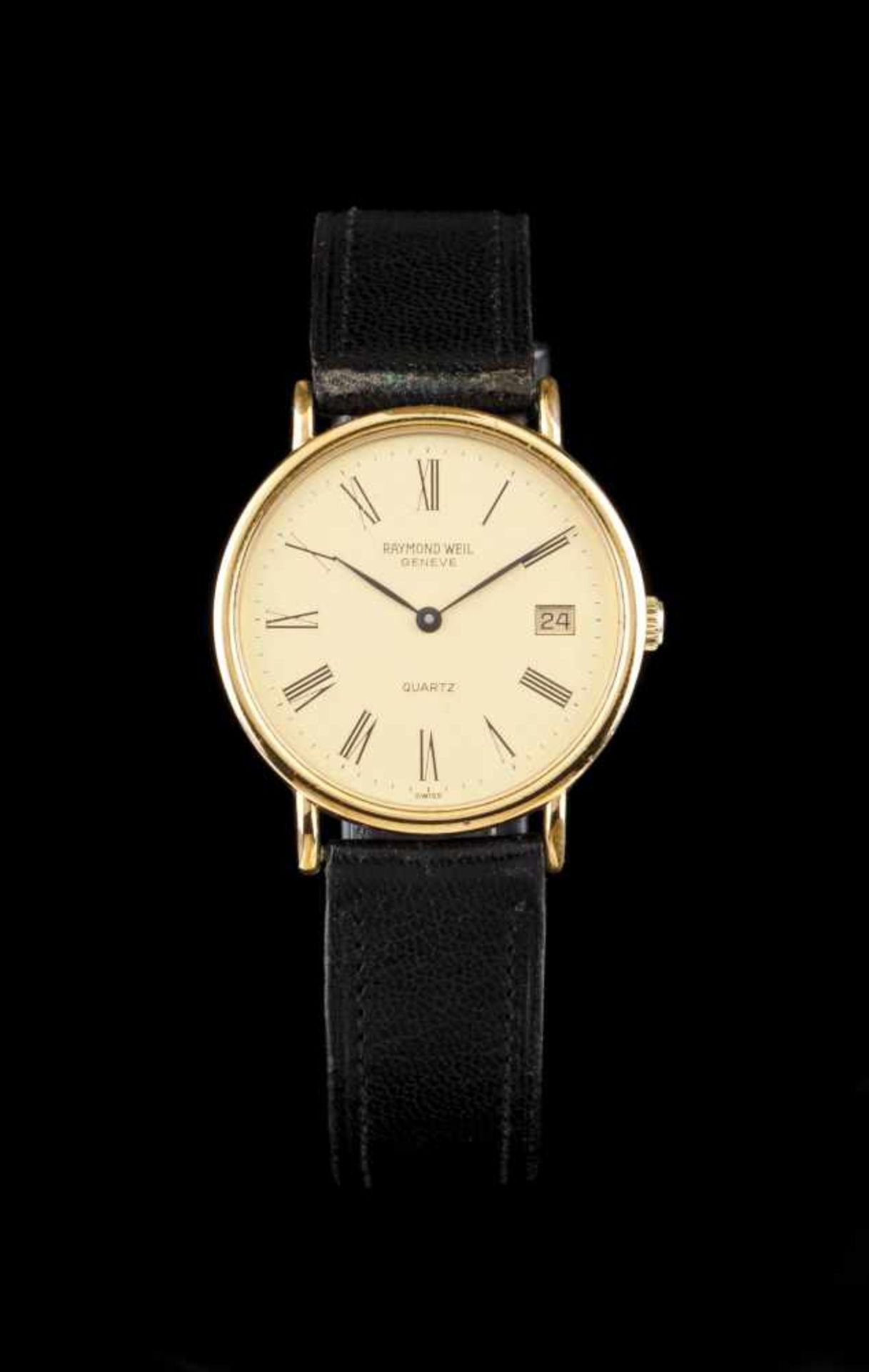 Raymond WeilRaymond Weil watch. Quartz movement with date at 3h. Gold plated case. In excellent