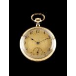 Relógio de bolso AncreAncre pocket watch. Winding movement. Gold (750/000) case. In good condition