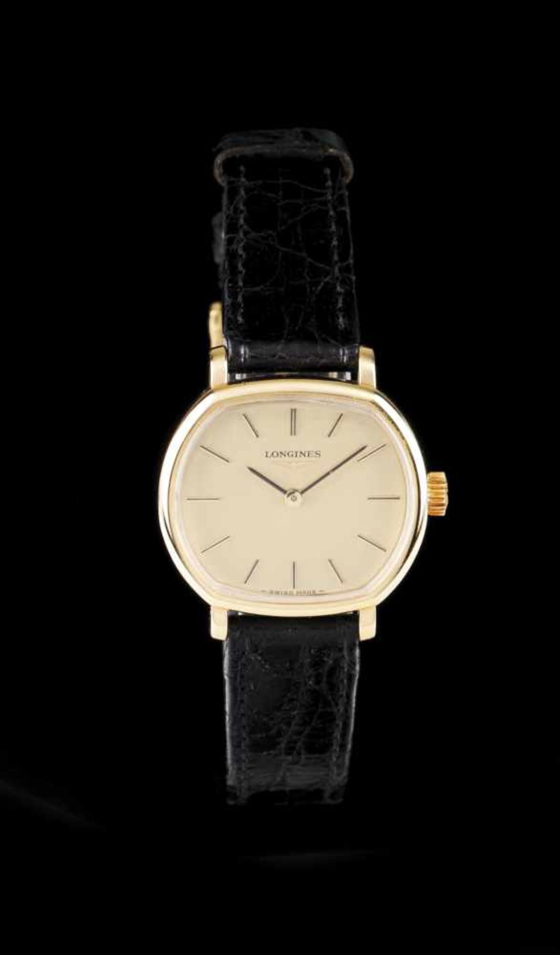 Longines de senhoraLongines ladies watch. Winding mechanical movement. Gold plated case. With box.