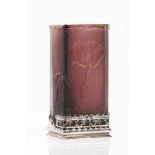 A Daum, Nancy Art Nouveau vaseCameo glass of floral Bordeaux decorationMarkedFrance, ca.