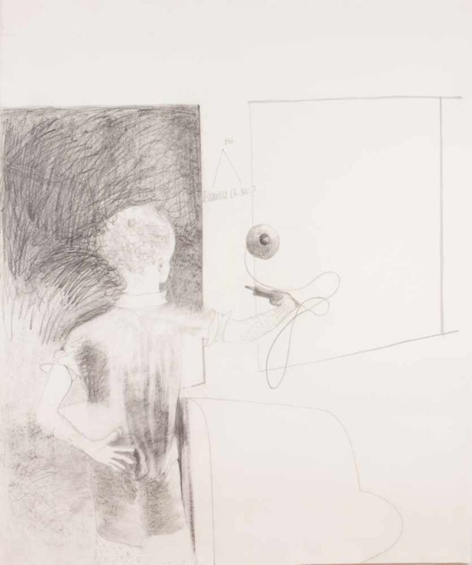 Thierry Simões (n. 1968)UntitledGraphite on paperSigned and dated Verão 2007150x124 cm