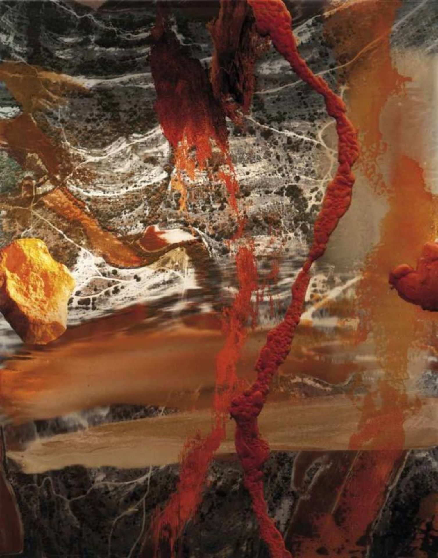 Darío Urzay (n. 1958)UntitledMixed media and resin on dibondSigned and dated 2008 on the