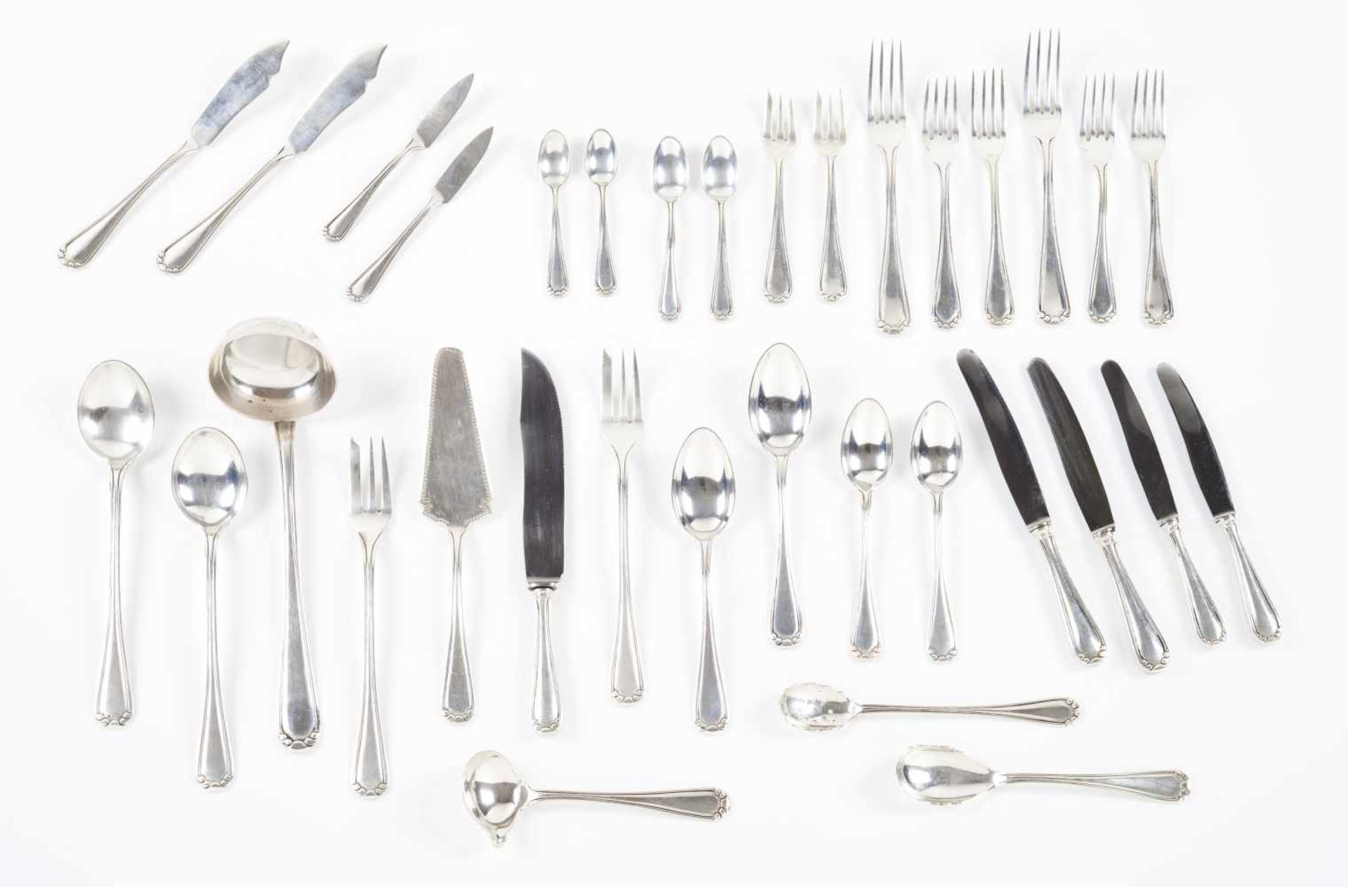 A twelve persons flatware service