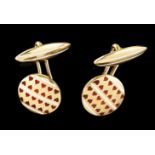 A pair of Art Deco cufflinks