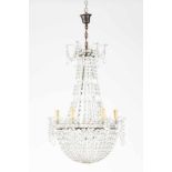 A D. Maria style six light chandelier