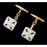 A pair of cufflinks