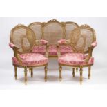 A Louis XVI style Settee