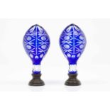 A pair of staircase finials