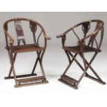 A Pair of folding chairs