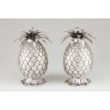 A pair of David Ferreira pineapples