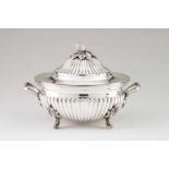 A tureen with cover