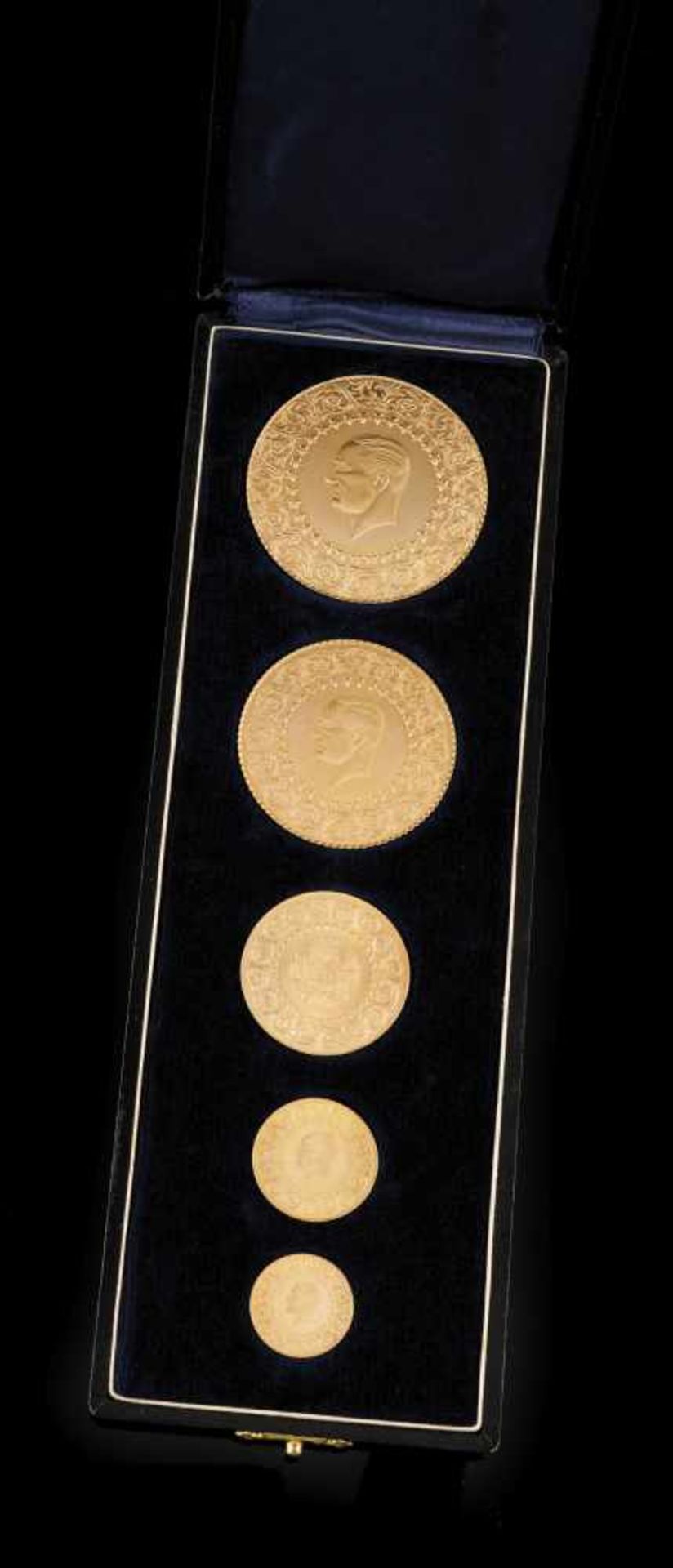 Five commemorative medals