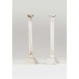 A pair of candlesticks